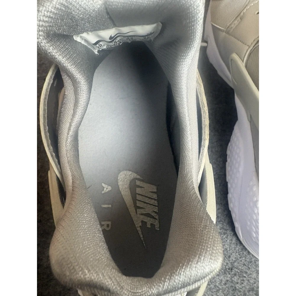 Nike Air Huarache Run PRM Metallic Silver Men's Size 10 704830-008